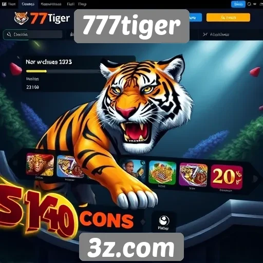 Interface e experiência do usuário no 777tiger